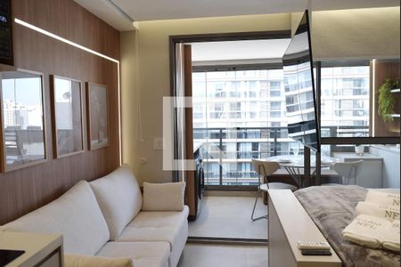 Sala de kitnet/studio à venda com 1 quarto, 27m² em Jardim Paulista, São Paulo