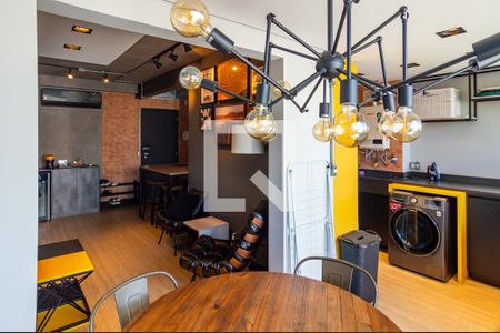 Varanda da Sala de apartamento para alugar com 1 quarto, 67m² em Melville Empresarial I E Ii, Barueri