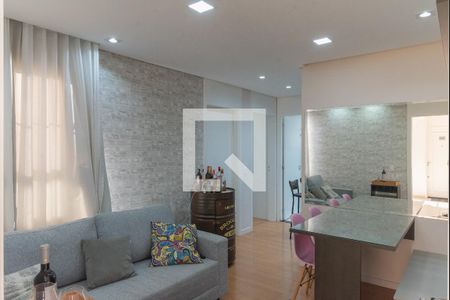 Sala de apartamento para alugar com 2 quartos, 45m² em Jardim do Lago Continuação, Campinas