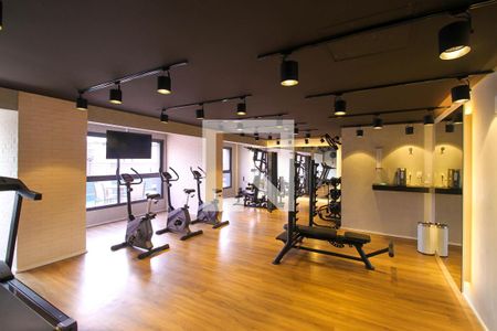 Studio à venda com 26m², 1 quarto e sem vaga Studio à venda com 26m², 1 quarto e sem vagaAcademia