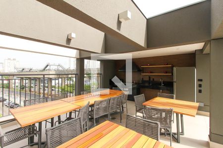 Studio à venda com 26m², 1 quarto e sem vaga Studio à venda com 26m², 1 quarto e sem vagaÁrea comum - Churrasqueira