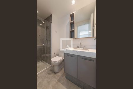 Banheiro Social de apartamento para alugar com 2 quartos, 69m² em Jardim das Acácias, São Paulo