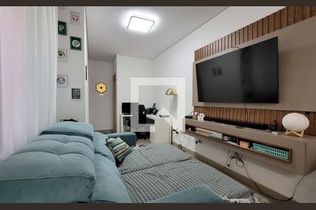 Sala de apartamento para alugar com 2 quartos, 63m² em Parque Oratório, Santo André
