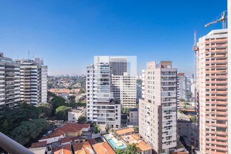 Sala/Cozinha - Vista de apartamento à venda com 1 quarto, 31m² em Sumaré, São Paulo