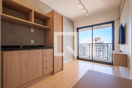 Sala/Cozinha de apartamento à venda com 1 quarto, 31m² em Sumaré, São Paulo