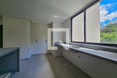 Cozinha de apartamento à venda com 3 quartos, 115m² em Luxemburgo, Belo Horizonte
