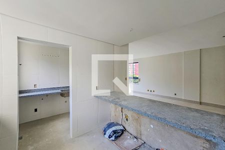 Cozinha de apartamento à venda com 3 quartos, 115m² em Luxemburgo, Belo Horizonte