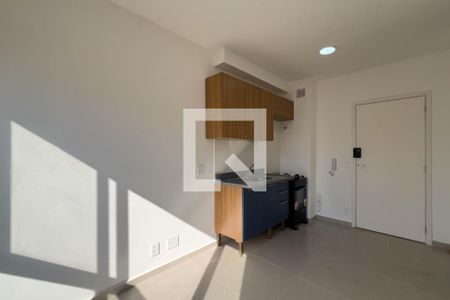 Sala e cozinha de apartamento para alugar com 1 quarto, 25m² em Ipiranga, São Paulo