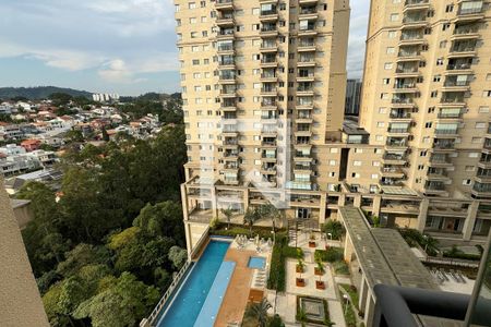 vista da Sacada de apartamento para alugar com 1 quarto, 52m² em Sítio Tamboré Alphaville, Barueri