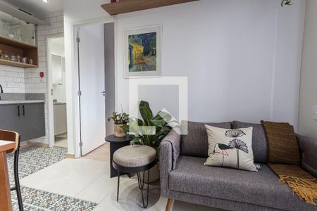 Studio para alugar com 27m², 1 quarto e sem vaga Studio para alugar com 27m², 1 quarto e sem vagaSala