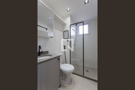 Studio para alugar com 27m², 1 quarto e sem vaga Studio para alugar com 27m², 1 quarto e sem vagaBanheiro