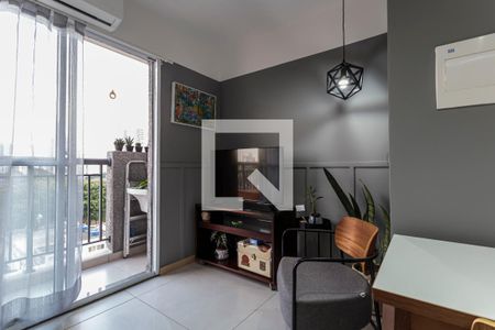 Studio para alugar com 27m², 1 quarto e sem vaga Studio para alugar com 27m², 1 quarto e sem vagaDetalhe Sala