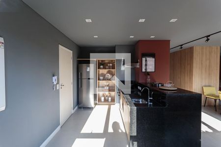 Studio para alugar com 27m², 1 quarto e sem vaga Studio para alugar com 27m², 1 quarto e sem vagaÁrea comum - Salão de festas