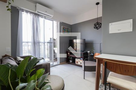 Studio para alugar com 27m², 1 quarto e sem vaga Studio para alugar com 27m², 1 quarto e sem vagaSala
