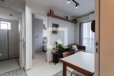 Studio para alugar com 27m², 1 quarto e sem vaga Studio para alugar com 27m², 1 quarto e sem vagaSala