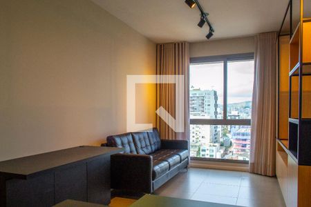 Sala de apartamento à venda com 1 quarto, 47m² em Cidade Baixa, Porto Alegre