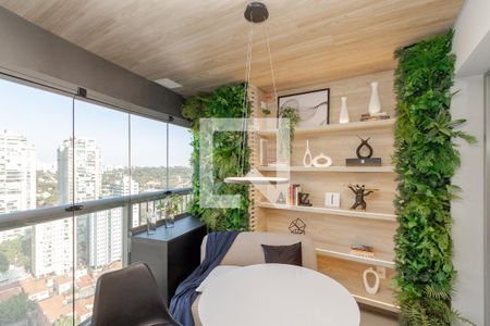 Varanda de kitnet/studio para alugar com 1 quarto, 32m² em Jardim das Acácias, São Paulo