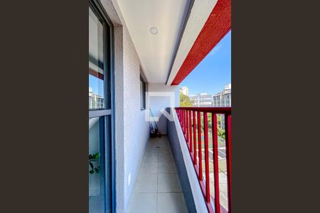 Varanda da Sala de kitnet/studio à venda com 1 quarto, 34m² em Vila Mariana, São Paulo