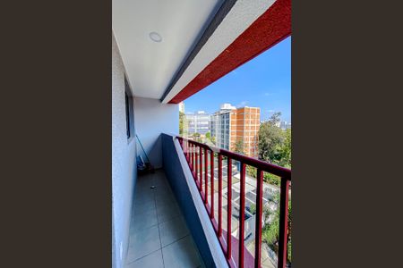 Varanda da Sala de kitnet/studio à venda com 1 quarto, 34m² em Vila Mariana, São Paulo