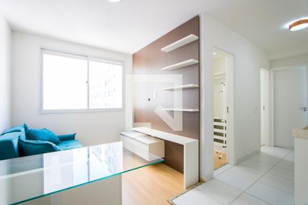 Sala de apartamento à venda com 2 quartos, 35m² em Parque São Vicente, Mauá
