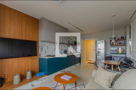 Sala/Cozinha de apartamento à venda com 1 quarto, 42m² em Vila Mariana, São Paulo