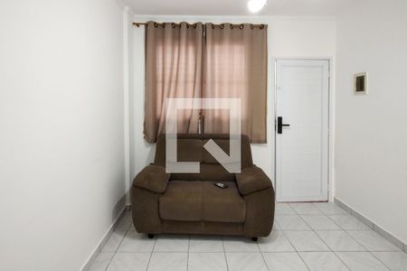 Sala de apartamento para alugar com 1 quarto, 42m² em Boqueirão, Praia Grande