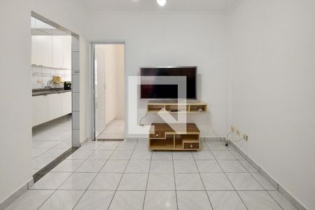 Sala de apartamento para alugar com 1 quarto, 42m² em Boqueirão, Praia Grande