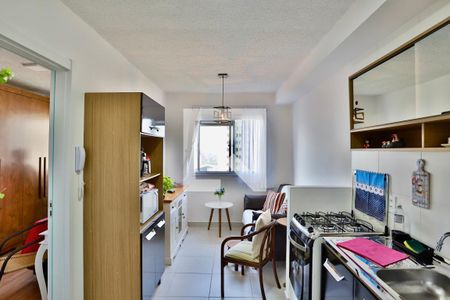 Sala/Cozinha de apartamento à venda com 1 quarto, 26m² em Brás, São Paulo
