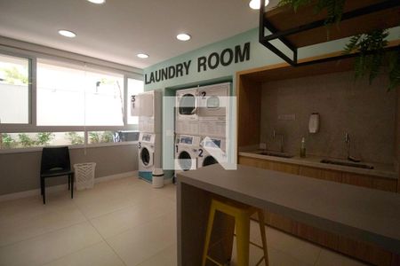 Studio para alugar com 26m², 1 quarto e sem vaga Studio para alugar com 26m², 1 quarto e sem vagaLavanderia