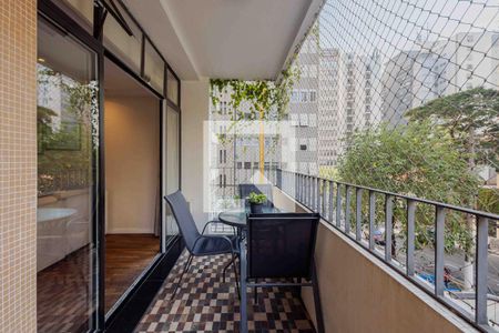 Varanda de apartamento para alugar com 4 quartos, 214m² em Jardim Paulista, São Paulo