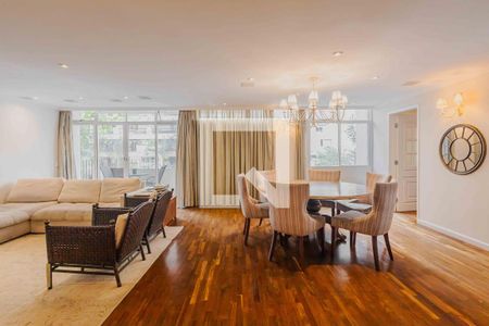 Sala de apartamento para alugar com 4 quartos, 214m² em Jardim Paulista, São Paulo