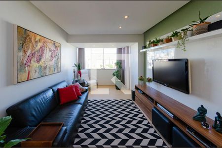 Sala de apartamento à venda com 3 quartos, 105m² em Nova Suíssa, Belo Horizonte