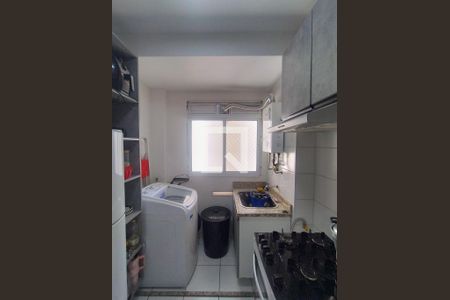 Cozinha e Área de Serviço de apartamento à venda com 2 quartos, 54m² em Jardim Olavo Bilac, São Bernardo do Campo