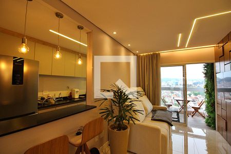 Sala de apartamento à venda com 2 quartos, 68m² em Nova Petrópolis, São Bernardo do Campo