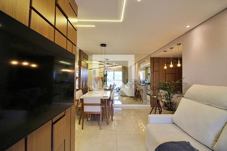 Sala de apartamento à venda com 2 quartos, 68m² em Nova Petrópolis, São Bernardo do Campo