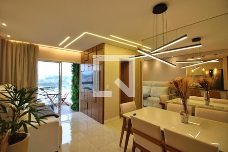 Sala de apartamento à venda com 2 quartos, 68m² em Nova Petrópolis, São Bernardo do Campo