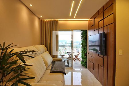 Sala de apartamento à venda com 2 quartos, 68m² em Nova Petrópolis, São Bernardo do Campo