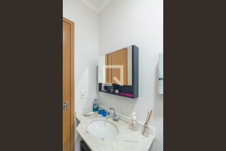 Banheiro de apartamento à venda com 1 quarto, 38m² em Vila Sao Pedro, Santo André