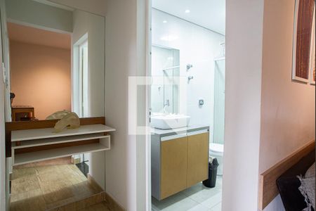 Sala - Corredor de apartamento para alugar com 1 quarto, 44m² em Bela Vista, São Paulo