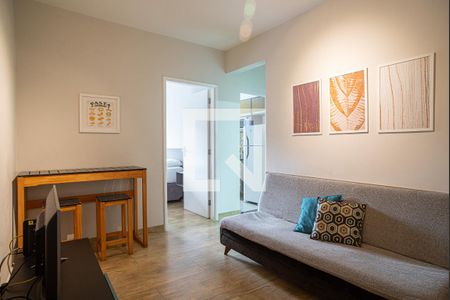 Sala de apartamento para alugar com 1 quarto, 44m² em Bela Vista, São Paulo