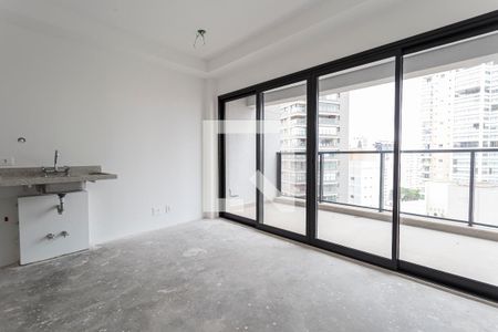 Varanda de kitnet/studio à venda com 1 quarto, 31m² em Indianópolis, São Paulo