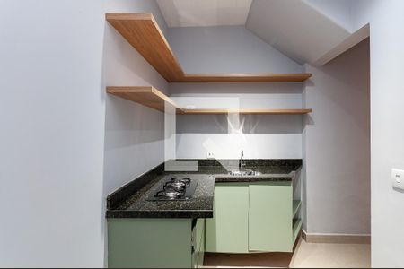 Cozinha de apartamento para alugar com 1 quarto, 25m² em Perdizes, São Paulo