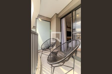 Varanda de kitnet/studio para alugar com 1 quarto, 21m² em República, São Paulo