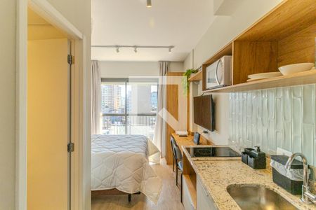 Studio de kitnet/studio para alugar com 1 quarto, 21m² em República, São Paulo