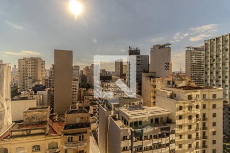 Vista do Studio de kitnet/studio para alugar com 1 quarto, 21m² em República, São Paulo
