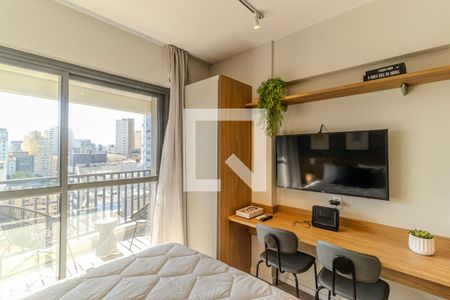 Studio de kitnet/studio para alugar com 1 quarto, 21m² em República, São Paulo
