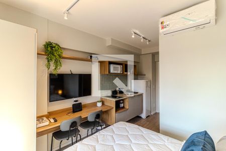 Studio de kitnet/studio para alugar com 1 quarto, 21m² em República, São Paulo