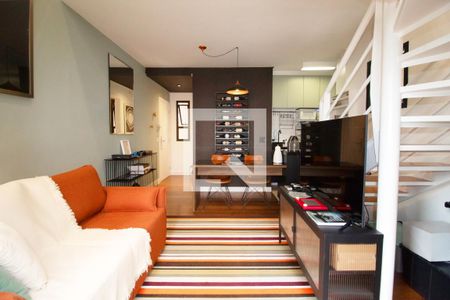 Sala de apartamento para alugar com 1 quarto, 45m² em Jardim Paulista, São Paulo