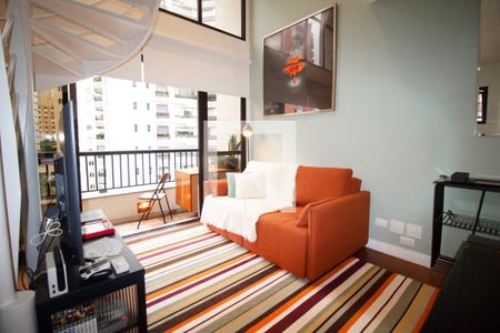 Sala de apartamento para alugar com 1 quarto, 45m² em Jardim Paulista, São Paulo