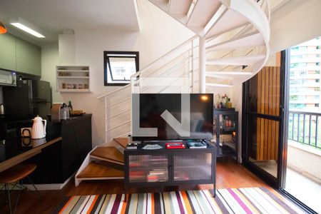 Sala de apartamento para alugar com 1 quarto, 45m² em Jardim Paulista, São Paulo